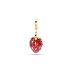 Swarovski Idyllia Charm Anhänger Erdbeere Rot vergoldet - 5743136