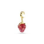 Swarovski Idyllia Charm Anhänger Erdbeere Rot vergoldet - 5743136