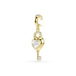 Swarovski Pendentif Charm Idyllia Cœur avec Clé Plaqué or - 5742959