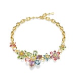 Swarovski Idyllia Necklace Flowers Multicolored gold-plated - 5709030