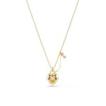 Swarovski Collier Idyllia Rose Cœur Clé Plaqué or