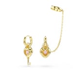Swarovski Pendants d’oreilles avec manchettes Idyllia Plaqué or