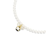 Swarovski Collier Idyllia Perles de Cristal Abeille Plaqué or - 5742677