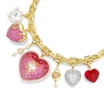 Swarovski Idyllia Halskette Verschiedene Schliffe Herz Schlüssel Mehrfarbig - 5742956