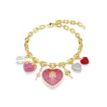 Swarovski Idyllia Halskette Verschiedene Schliffe Herz Schlüssel Mehrfarbig - 5742956