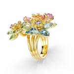 Swarovski Bague Idyllia Fleur Plaqué or