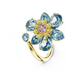 Swarovski Bague ouverte Idyllia Fleur Plaqué or