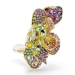 Swarovski Idyllia Ohrclips Blumen Mehrfarbig vergoldet - 5709957