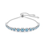 Swarovski Bracelet Imber Ronde Bleu rhodié