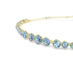 Swarovski Bracelet Imber Ronde Bleu Plaqué or - 5757824