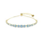 Swarovski Bracelet Imber Ronde Bleu Plaqué or