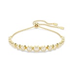 Swarovski Imber Bracelet Round White gold-plated