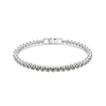 Swarovski Imber Emily Tennisarmband Rund Grau rhodiniert