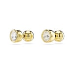 Swarovski Imber earring Round cut, White, Gold-tone plated - 5681552