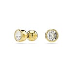Swarovski Imber earring Round cut, White, Gold-tone plated - 5681552