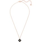 Swarovski Collier Latisha Flower, noir, métal doré rose - 5420246