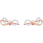 Swarovski Lifelong Bow earring, white, Metallmix - 5447089