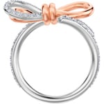 Swarovski Bague Lifelong Bow, blanc, finition mix de métal - M5474930
