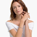 Swarovski Lifelong Heart Armreif, weiss, Metallmix - 5516544