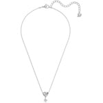 Swarovski Lifelong Heart necklace, white, rhodium plated - 5517928