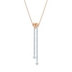 Swarovski Collier en Y Lifelong Heart, blanc, finition mix de métal - 5517952