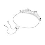 Swarovski Lilia bracelet Butterfly, blue, rhodium plated - 5662184