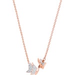 Swarovski Collier Lilia, blanc, métal doré rose - 5382366