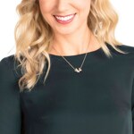 Swarovski Collier Lilia, blanc, métal doré rose - 5382366