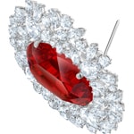 Swarovski Louison Brosche, rot, rhodiniert - 5495263