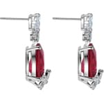 Swarovski Louison Ohrringe, rot, rhodiniert - 5495078
