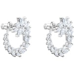 Swarovski Louison earrings, white, rhodium plated - 5419245