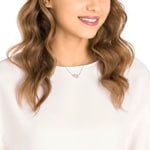 Swarovski Collier Louison Pearl, blanc, métal rhodié - 5422685