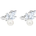 Swarovski Louison Pearl Ohrstecker, weiss, rhodiniert - 5422683