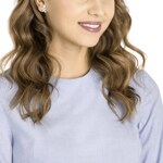 Swarovski Louison Pearl Ohrstecker, weiss, rhodiniert - 5422683