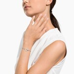 Swarovski Lovely bracelet, white, rhodium plated - 5380704