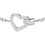 Swarovski Lovely bracelet, white, rhodium plated - 5380704