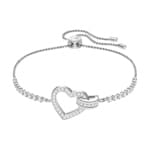 Swarovski Lovely bracelet, white, rhodium plated - 5380704