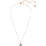 Swarovski Luckily necklace, Multicoloured, pink gold plated - 5468919