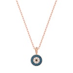 Swarovski Luckily necklace, Multicoloured, pink gold plated - 5468919