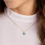 Swarovski Luckily necklace, Multicoloured, pink gold plated - 5468919