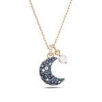 Swarovski Luna Necklace Moon, Multicolored, Rose gold-tone plated - 5671585