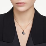 Swarovski Luna Necklace Moon, Multicolored, Rose gold-tone plated - 5671585