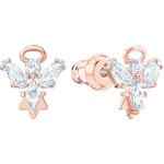 Swarovski Magic Angel earring, white, pink gold plated - 5498971