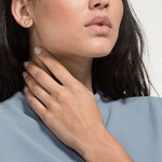 Swarovski Magic Angel earring, white, pink gold plated - 5498971