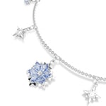 Swarovski Magic Armband Schneeflocke Blau rhodiniert - 5734244