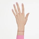 Swarovski Matrix Tennisarmband Tropfenschliff Rosa vergoldet - 5707187