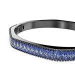 Swarovski Matrix Armreif Baguette Blau rutheniert - M5721176
