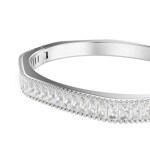 Swarovski Matrix Armreif Baguette Weiss rhodiniert - M5720622