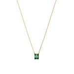 Swarovski Matrix Collier Rechteckschliff, Grün, Goldlegierungsschicht - 5677141
