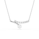 Swarovski Matrix Collier Weiss rhodiniert - 5753568